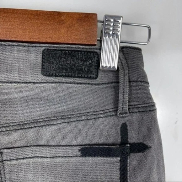 RtA Gray Skinny Moto Jeans Size 26 - Picture 5 of 9